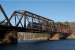 PORU 515 Crosses the Androscoggin River in Jay